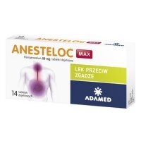 ANESTELOC MAX 20 mg x 14 tabletek