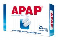 APAP 500 mg x  24 tabletek