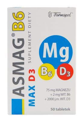 ASMAG B6 Max D3 x 50 tabletek