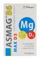 ASMAG B6 Max D3 x 50 tabletek