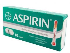 ASPIRIN 500 mg x 10 tabletek