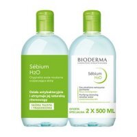 BIODERMA SEBIUM H20 500+500 ml