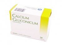 CALCIUM GLUCONICUM 500 mg x 50 tabletek