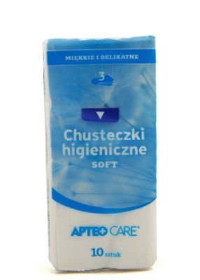 Chusteczki higieniczne Soft APTEO CARE x 10 1 opakowanie