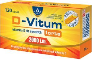 D-VITUM Forte 2000 j.m. 120 kapsułek