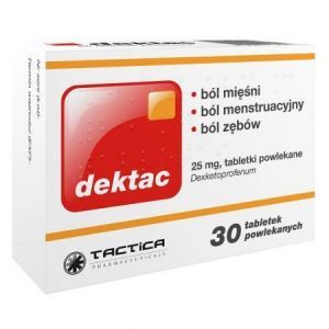 Dektac 25 mg x 30 tabletek