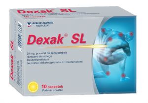 DEXAK SL 25 mg x 10 sasz.