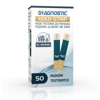 DIAGNOSTIC GOLD STRIP TEST 50 pasków