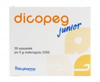 Dicopeg Junior proszek do sporządzenia roztworu doustnego - 30saszetek