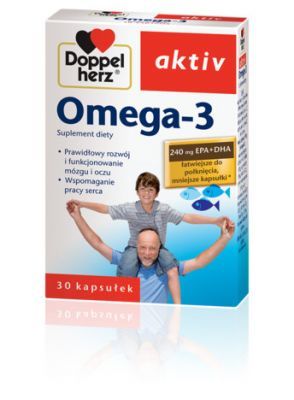 DOPPELHERZ aktiv Omega3 30 kaps.