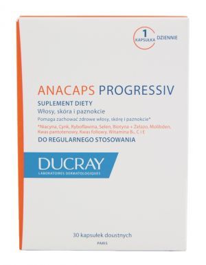 DUCRAY ANACAPS  Progressiv x 30 kaps.
