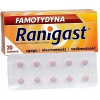 FAMOTYDYNA Ranigast 20 mg 20 tabl.powl.
