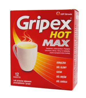 GRIPEX HOT MAX x 12 sasz.