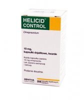 HELICID CONTROL 10 mg x 28 kaps.
