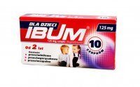 IBUM dla dzieci 125 mg 10 czopków