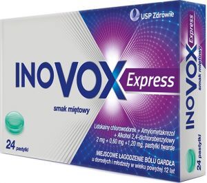 INOVOX Express mięta 24 tabletki