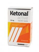KETONAL ACTIVE 50 mg x 20 kaps.