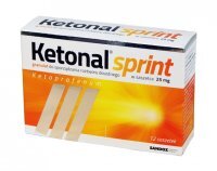 KETONAL Sprint 25 mg x 12 sasz.