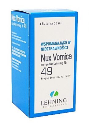 LEHNING Nux Vomica complexe Lehning Nr 49 krople 30 ml