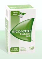 NICORETTE 4 mg freshmint x 105 szt.