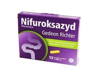NIFUROKSAZYD RICHTER 200 mg x 12 kaps.
