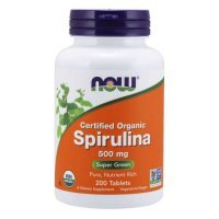 NOW Spirulina 500 mg x 200tabl.