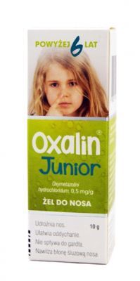 OXALIN Junior żel do nosa 10 g
