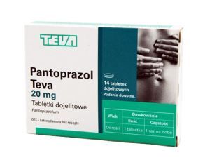 PANTOPRAZOL Teva 20 mg 14 tabletek