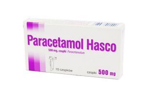 PARACETAMOL Hasco 500 mg 10 czopków