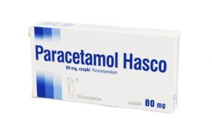 PARACETAMOL Hasco 80 mg 10 czopków