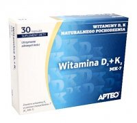 VIT. D3+K2 MK-7 APTEO x 30 kaps.